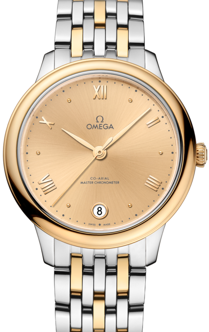 Omega De Ville Prestige Zołty 40 mm Zloto/Stal