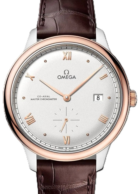 Omega De Ville Prestige Srebrny 41 mm Zloto/Stal