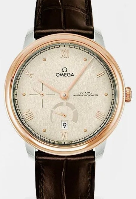 Omega De Ville Prestige Niebieski 41 mm Zloto/Stal