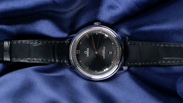 Omega De Ville Co-Axial Black 40mm Steel 