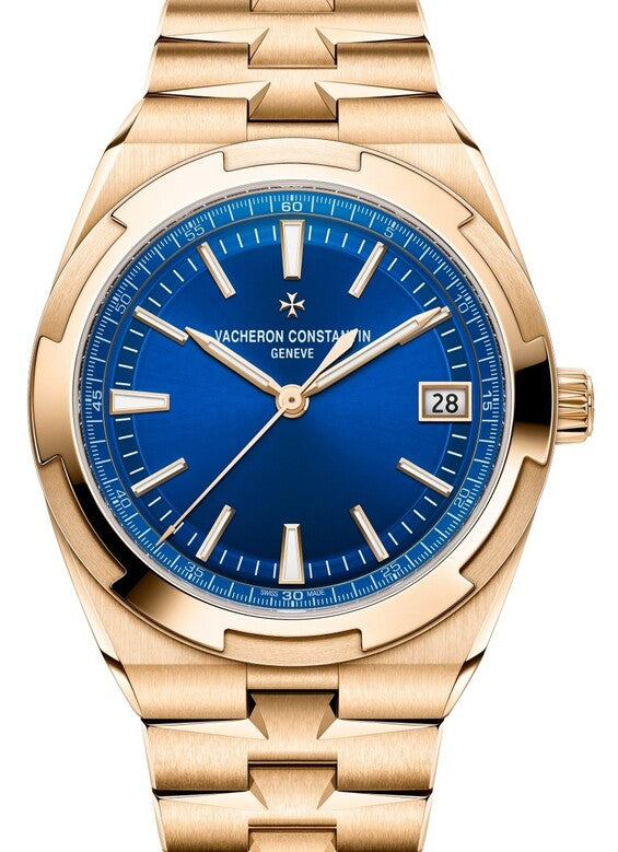 Vacheron Constantin Overseas Niebieski 41 mm Złoto różowe