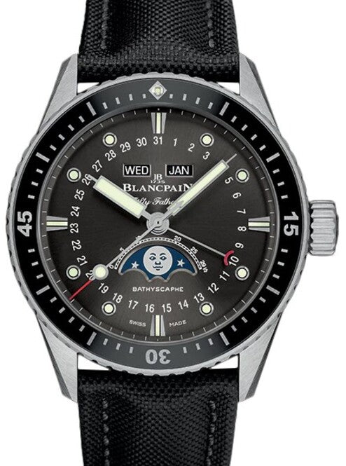 Blancpain Bathyscaphe Quantième Complet Phases de Lune 43 mm