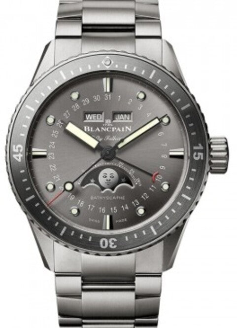 Bathyscaphe Quantième Complet Phases de Lune 43 mm