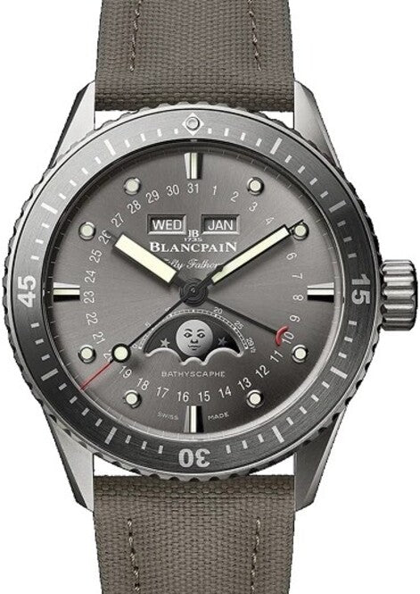 Blancpain Bathyscaphe Quantième Complet Phases de Lune 43 mm