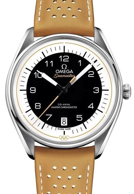 Omega Seamaster Olympic Czarny 39.5 mm Stal