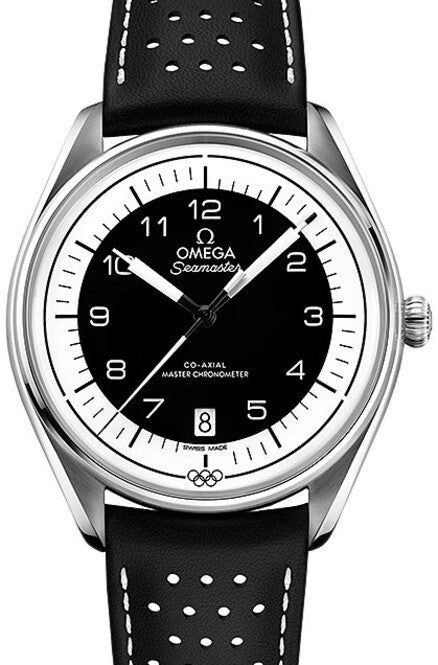 Omega Seamaster Olympic Czarny 39.5 mm Stal
