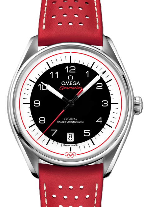 Omega Seamaster Olympic Czarny 39.5 mm Stal
