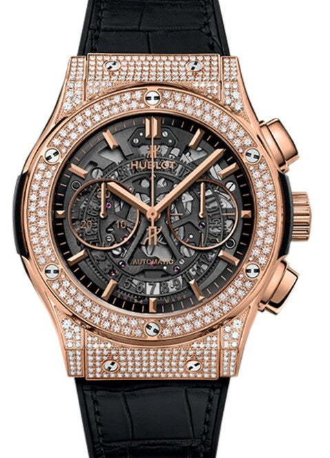 Hublot Classic Fusion Szkieletowany 45mm Złoto różowe