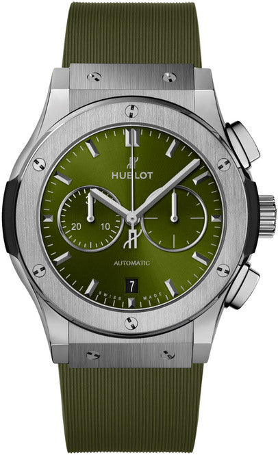 Hublot Classic Fusion Chronograph Zielony 42 mm Tytan