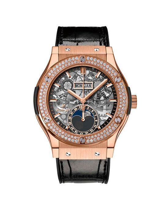 Hublot Classic Fusion Szkieletowany 42mm Złoto różowe