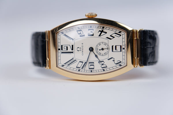 Omega Museum Biały 44 mm Złoto różowe