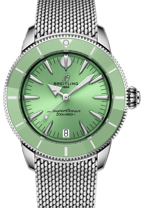 Breitling Superocean Heritage Green 36 mm Steel 