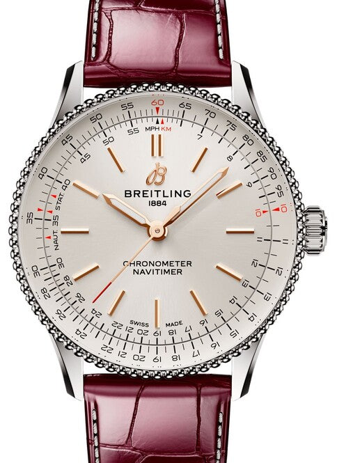 Breitling Navitimer Silver 36 mm Steel 
