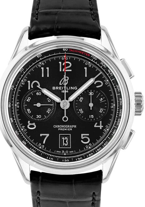 Breitling Premier Black 42mm Steel 