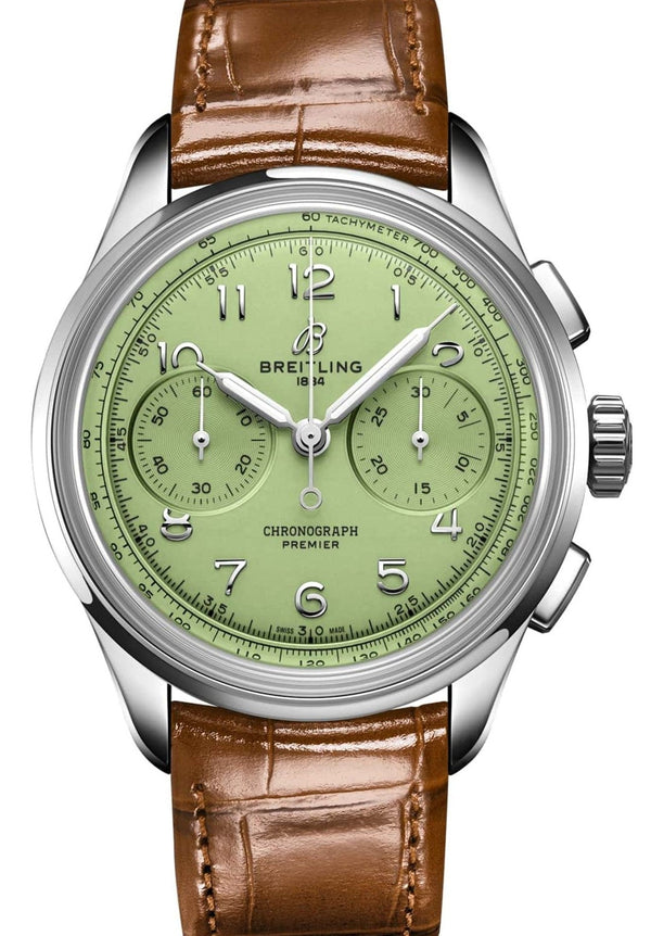 Breitling Premier Chronograph Green 40mm Steel 