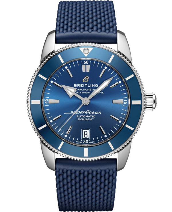Breitling Superocean Heritage II Niebieski 42 mm Stal