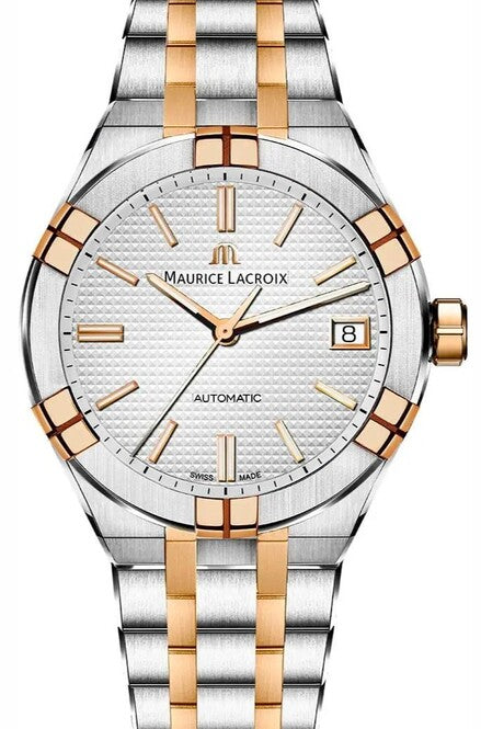 Maurice Lacroix AIKO Srebrny 38 mm Stal