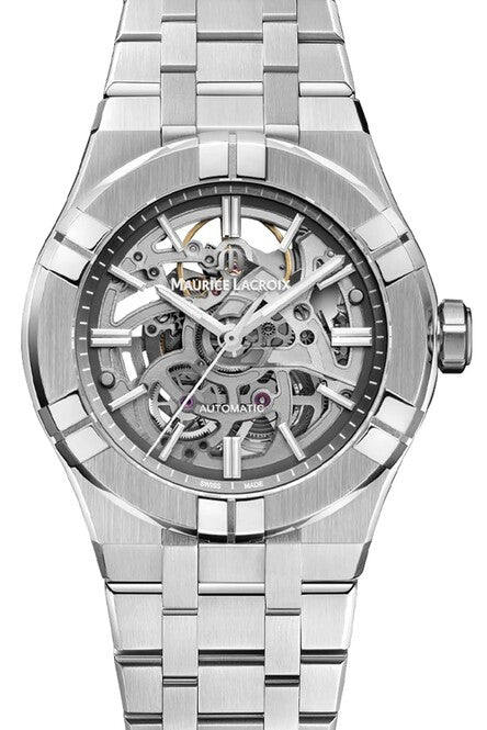 Maurice Lacroix AIKO Szkieletowany 39 mm Stal