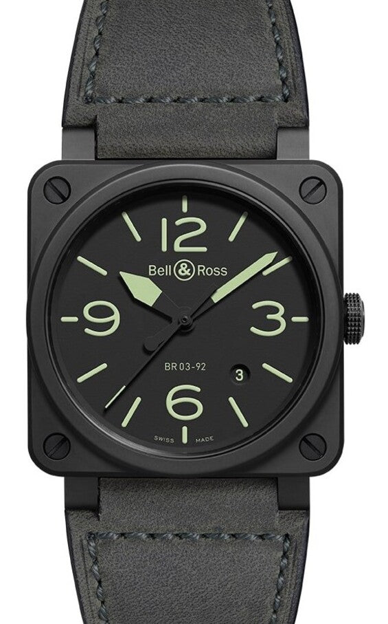 Bell & Ross BR 03-92 Czarny 42 mm Ceramika