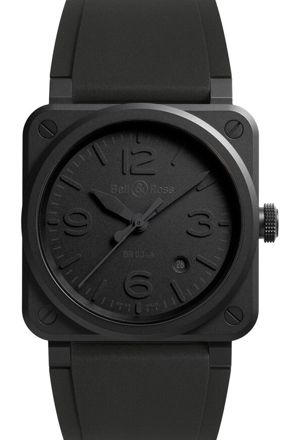 Bell & Ross BR 03 Czarny 41 mm Ceramika
