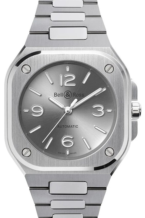Bell & Ross BR 05 Szary 36 mm Stal