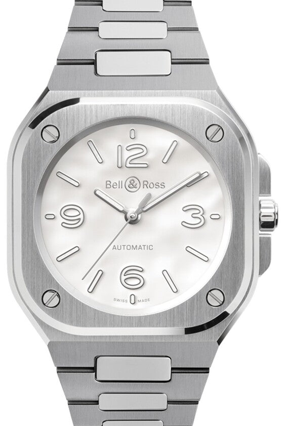Bell & Ross BR 05 Masa perłowa 36 mm Stal