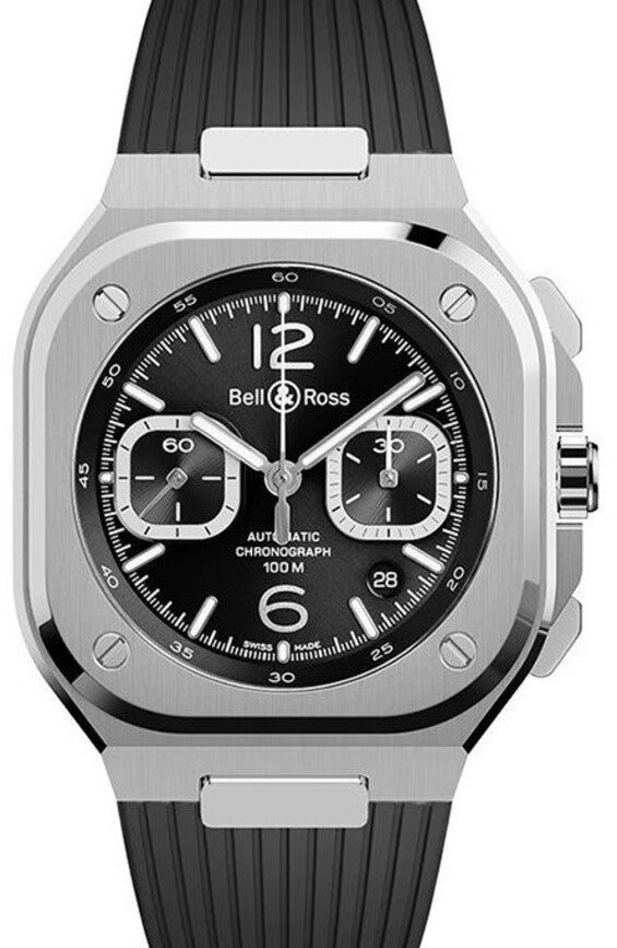 Bell & Ross BR 05 Czarny 42 mm Stal
