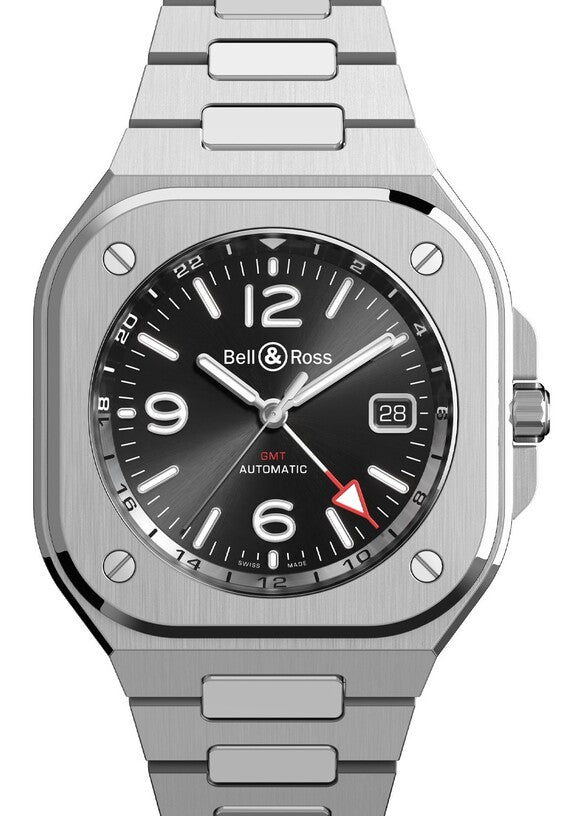 Bell & Ross BR 05 Czarny 42 mm Stal
