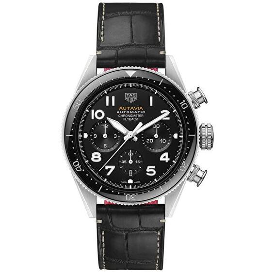 TAG Heuer Czarny 42 mm Stal