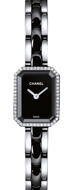 Chanel Première Black 19.7 x 15.2 mm Steel 