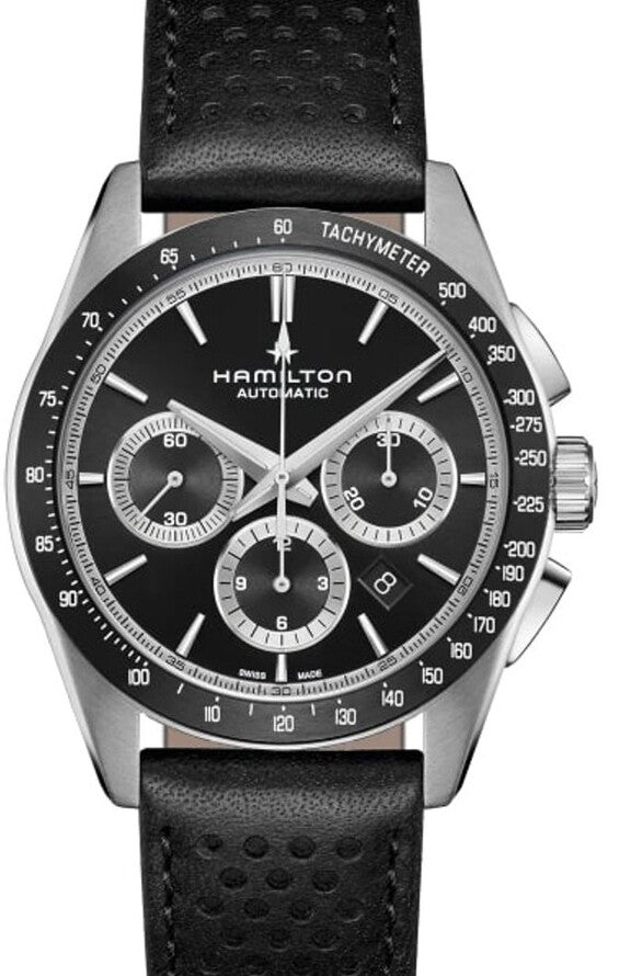 Hamilton Jazzmaster Czarny 42 mm Stal