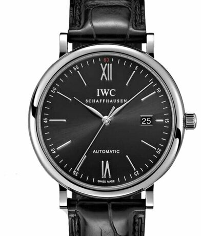 IWC Portofino Black 40mm Steel 