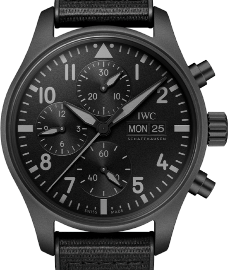 IWC Pilots Watch Chronograph Top Gun Black 41mm Ceramic 