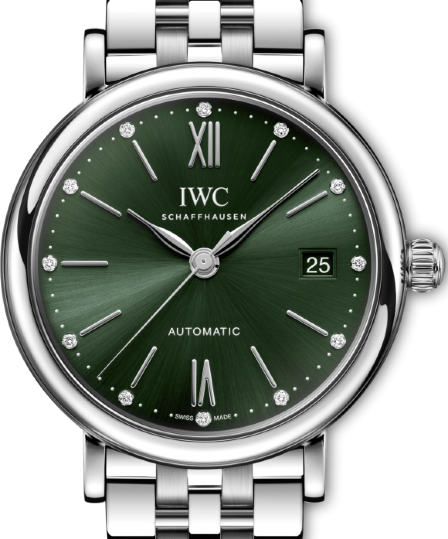 IWC Portofino Green 37mm Steel 