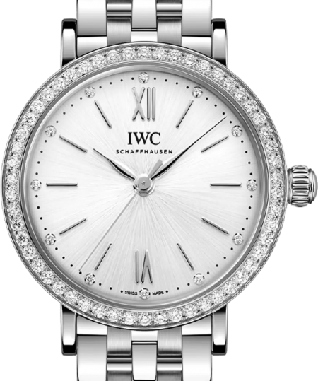 IWC Portofino White 34mm Steel 