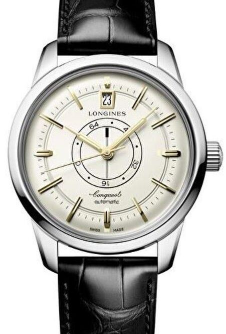 Longines Heritage Szampański 38 mm Stal
