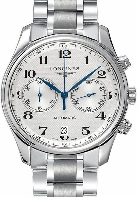 Longines Master Collection Srebrny 40 mm Stal