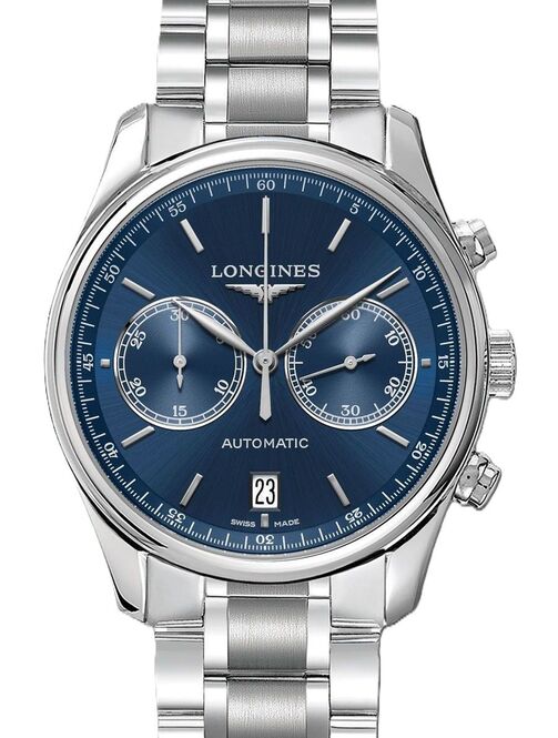 Longines Master Collection Niebieski 40 mm Stal