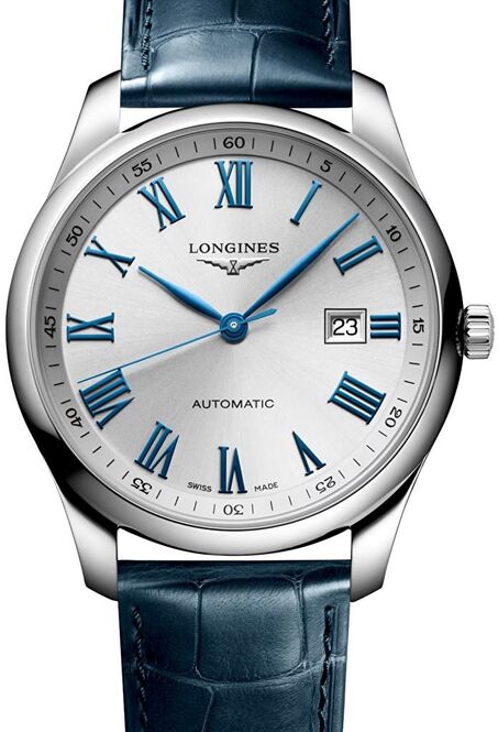 Longines Master Collection Srebrny 40 mm Stal