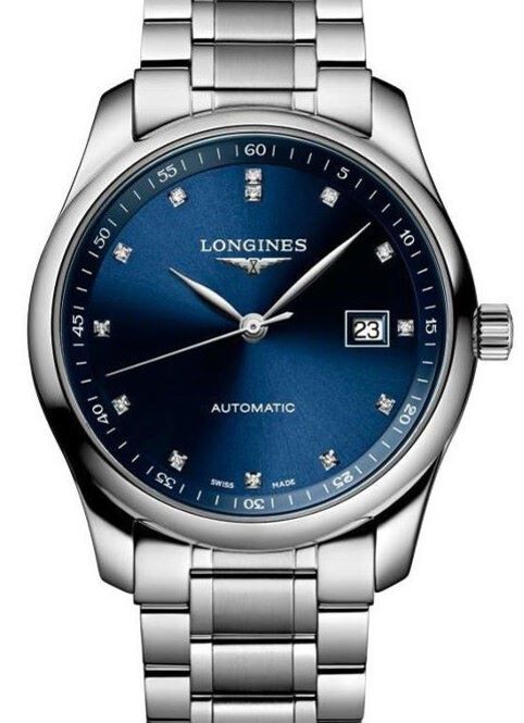 Longines Master Collection Niebieski 40 mm Stal