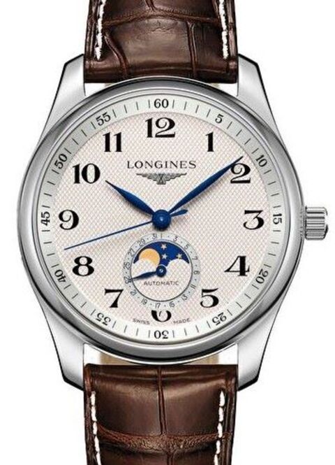 Longines Master Collection Srebrny 40 mm Stal