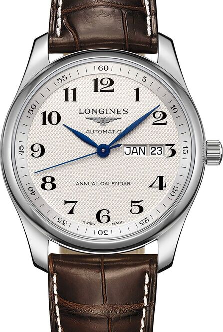 Longines Master Collection Srebrny 40 mm Stal