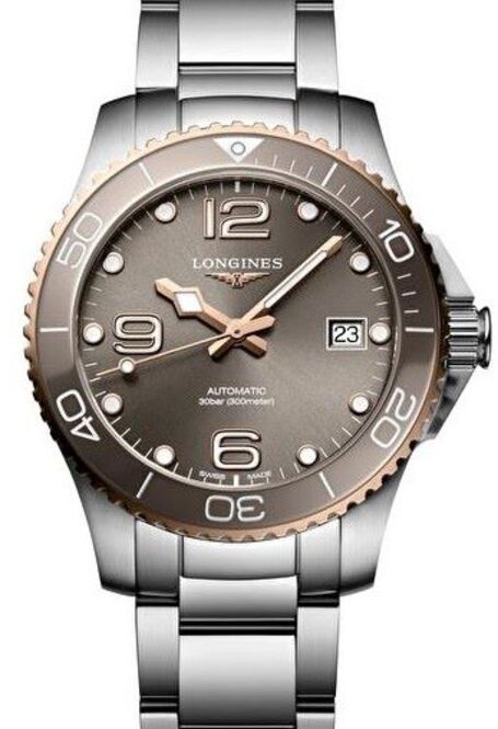 Longines HydroConquest Szary 39 mm Stal