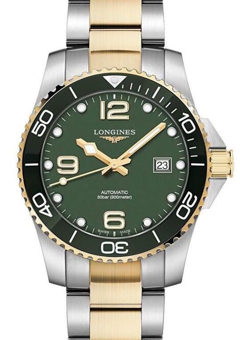 Longines HydroConquest Zielony 41 mm Stal