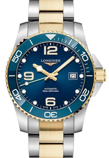 Longines HydroConquest Niebieski 41 mm Stal