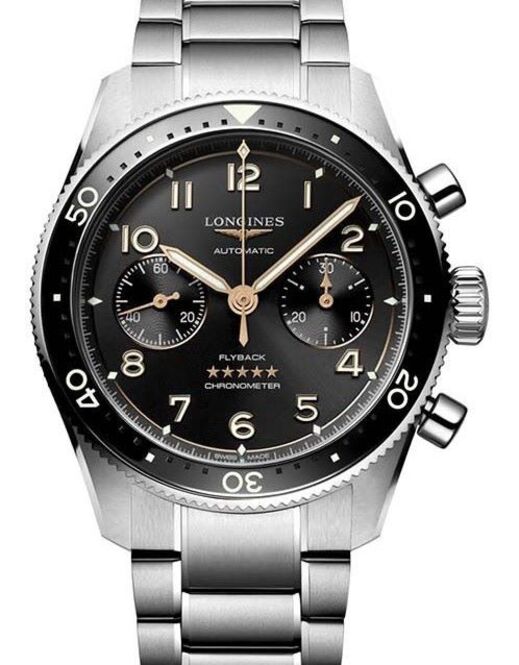 Longines Spirit Gray 42mm Titanium
 Flyback Gray Dial Titanium 42 mm 