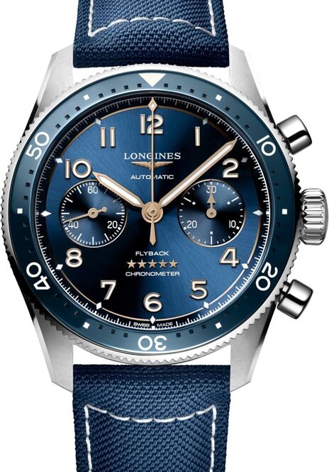 Longines Spirit Blue 42 mm Steel 
