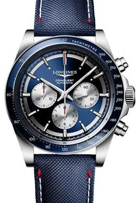 Longines Conquest Blue 42mm Steel 