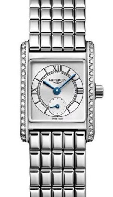 Longines DolceVita Silver 21.5 x 29 mm Steel 