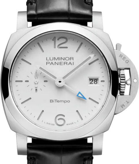 Panerai Luminor Quaranta BiTempo White 40mm Steel 